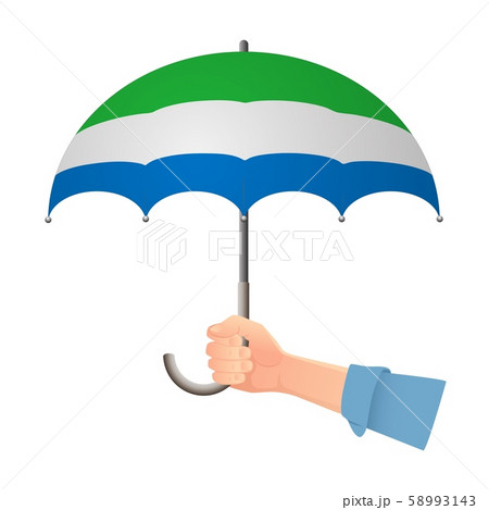 sierra leone flag umbrella 58993143