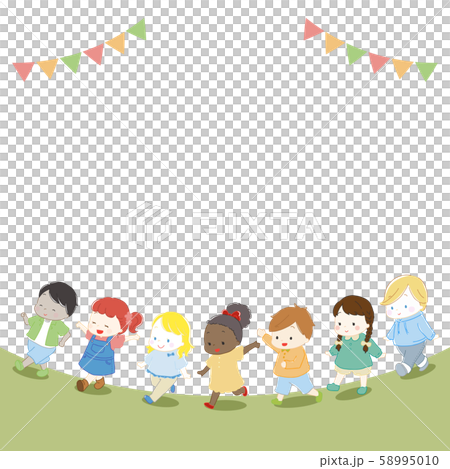Children playing around the world - Stock Illustration [58995010] - PIXTA