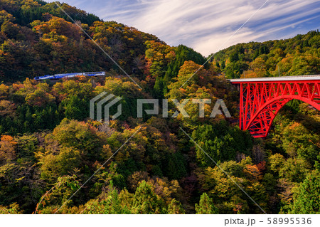 島根県 おろちループと紅葉 島根県 おろちループと紅葉 58995536