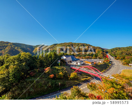 島根県 おろちループと紅葉 島根県 おろちループと紅葉 58995573