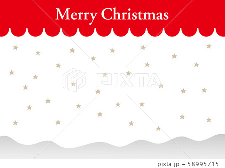 クリスマスの背景素材8 58995715