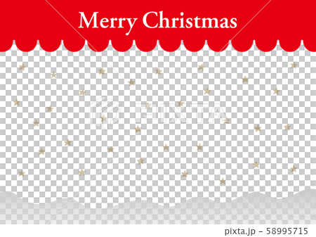 クリスマスの背景素材8 58995715