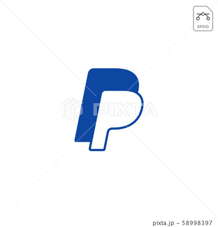 paypal icon or logo vector design illustration paypal icon or logo vector design illustration 58998397