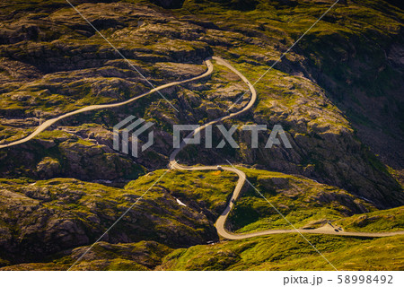 Road to Dalsnibba mountain, Norway 58998492