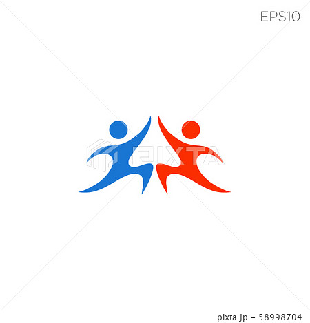 halthcare fitness logo vector icon or symbol halthcare fitness logo vector icon or symbol 58998704