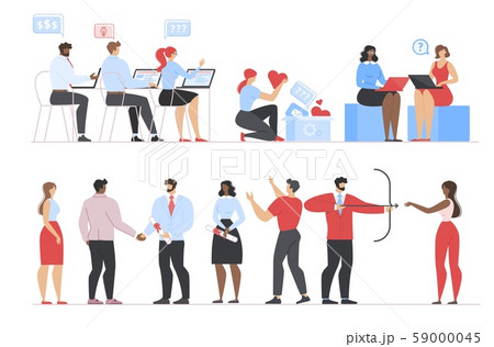 Business People Working, Graduating, Blogging Set 59000045