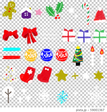 クリスマス 手描きセット 59001367