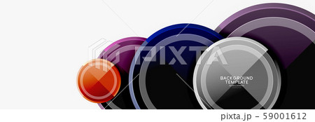 Circular pattern, abstract circles composition 59001612