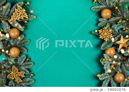 Christmas green background. Christmas green background. 59002076
