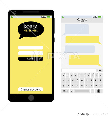Korea messenger user interface 59005357