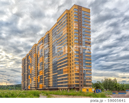 New buildings on the edge of town. New buildings on the edge of town. 59005641