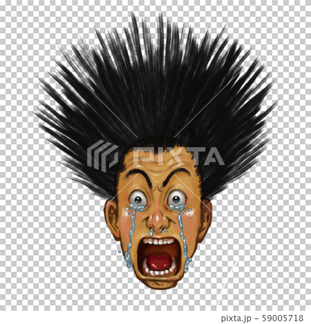 厚塗り,驚き,口開け,ハゲ,リアル,手描き、 59005718