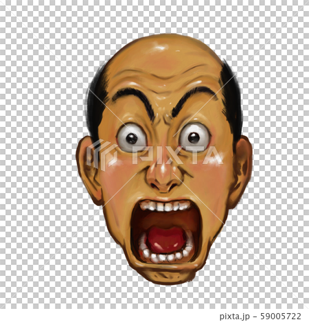 Thick coating, surprise, open mouth, bald, real, hand drawn, Thick coating, surprise, open mouth, bald, real, hand drawn, 59005722