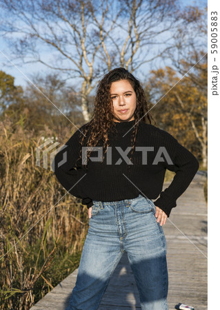 ポー川公園のハーフモデル 59005883