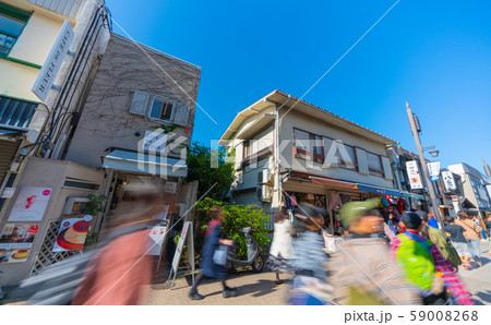 日本の鎌倉都市景観 小町通りを望む 59008268