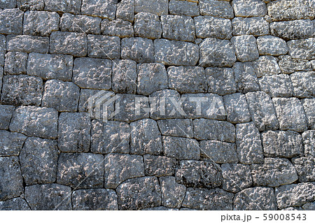 背景素材 勝連城石垣 背景素材 勝連城石垣 59008543