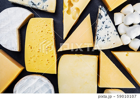assorted cheeses, soft, hard, rennet and brine 59010107