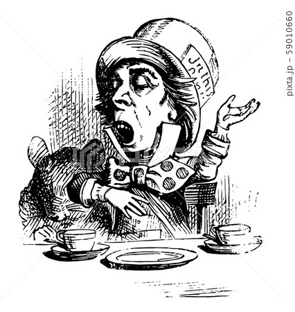 Alice in Wonderland vintage illustration 59010660