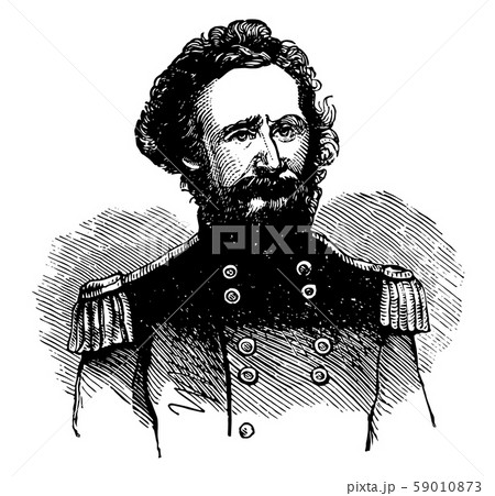 Nathaniel Lyon vintage illustration 59010873