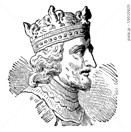Stephen I of Hungary, vintage illustration Stephen I of Hungary, vintage illustration 59010920