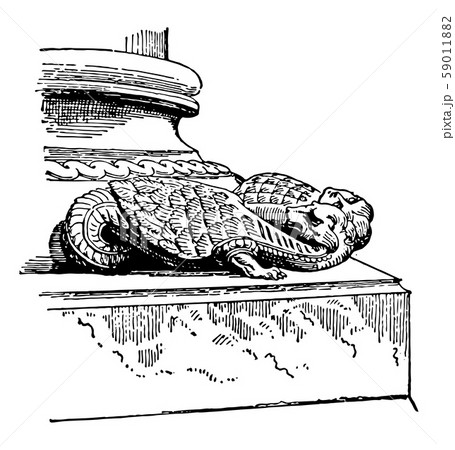 Griffe from Poissy,  In medieval architecture, 59011882