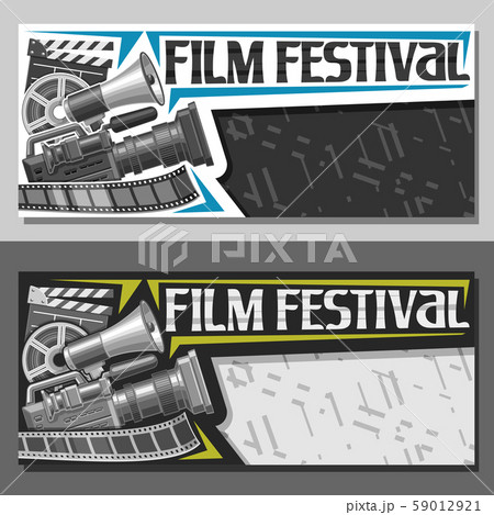 Vector tickets for Film Festival Vector tickets for Film Festival 59012921