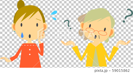 家族トラブル　痴呆　女性 59015862