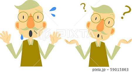 シニア男性　認知症 59015863