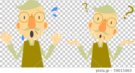 シニア男性　認知症 59015863