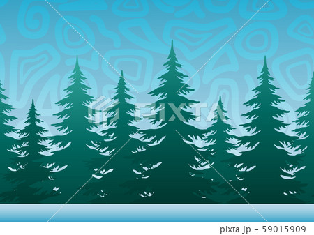 Landscape with Christmas Trees 59015909