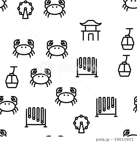Singapore Vector Seamless Pattern Singapore Vector Seamless Pattern 59015955