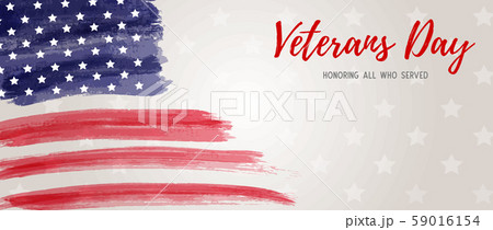 USA Veterans day banner 59016154