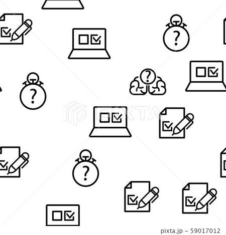 Quiz Game Vector Seamless Pattern Quiz Game Vector Seamless Pattern 59017012
