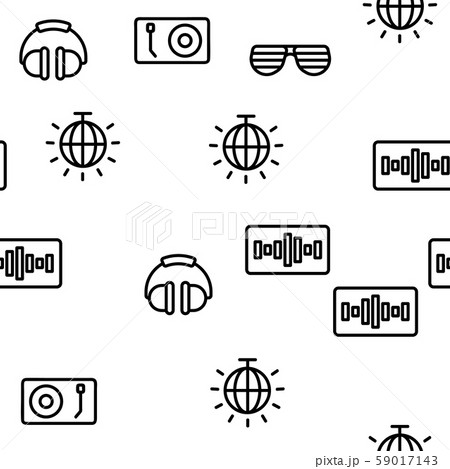Dj Device Vector Seamless Pattern Dj Device Vector Seamless Pattern 59017143