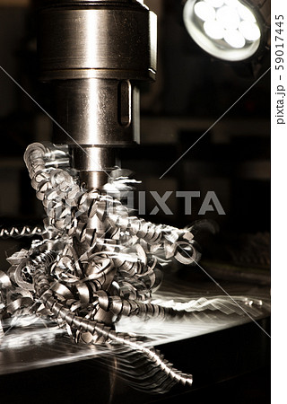 drilling holes in metal on industrial equipment drilling holes in metal on industrial equipment 59017445
