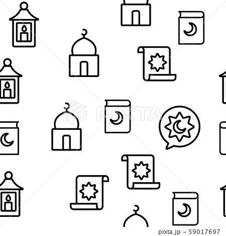 Ramadan Islam Vector Seamless Pattern 59017697