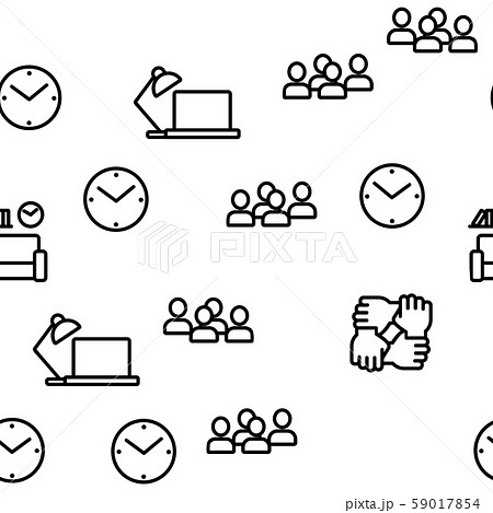 Coworking Vector Seamless Pattern Coworking Vector Seamless Pattern 59017854
