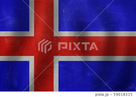 Iceland concept with the Icelandic flag Iceland concept with the Icelandic flag 59018315