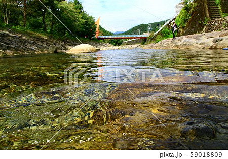 晩夏の清流・大芦川 59018809