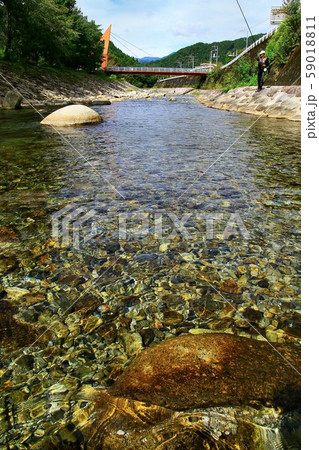 晩夏の清流・大芦川 59018811
