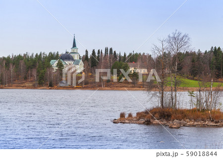 Landscape with Church in Ruokolahti 59018844