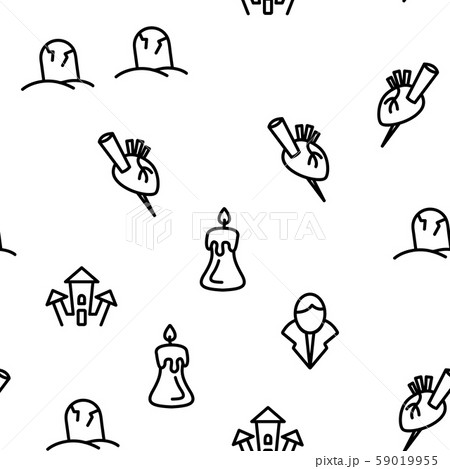 Protection From Vampire Vector Seamless Pattern Protection From Vampire Vector Seamless Pattern 59019955