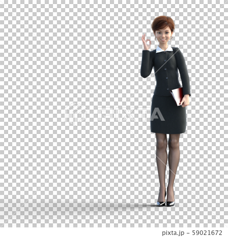 統一perming3DCG插圖素材中的女人 統一perming3DCG插圖素材中的女人 59021672