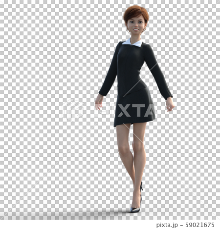 統一perming3DCG插圖素材中的女人 統一perming3DCG插圖素材中的女人 59021675