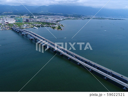 琵琶湖大橋俯瞰 琵琶湖大橋俯瞰 59022521