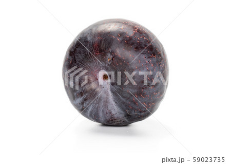 Fresh red plum isolated on white Fresh red plum isolated on white 59023735