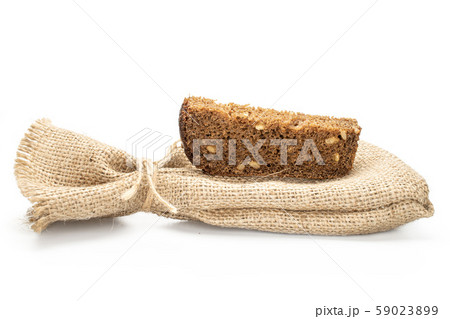 Fresh baked dark bread isolated on white Fresh baked dark bread isolated on white 59023899