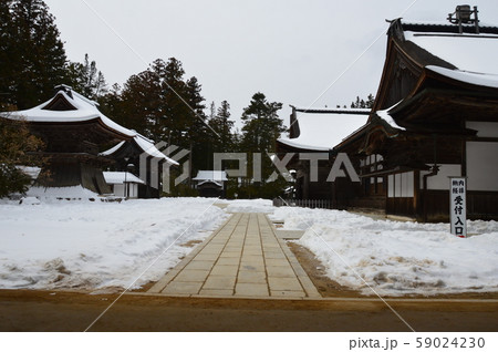 高野山･金剛峰寺の境内（和歌山県伊都郡高野町高野山） 59024230