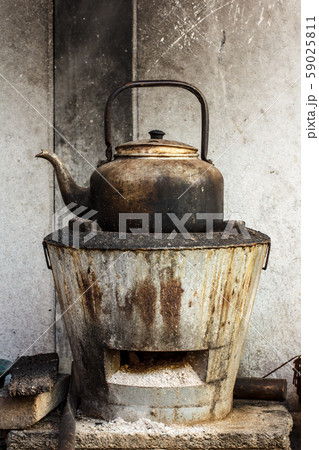 Kettle in the kitchen. Kettle in the kitchen. 59025811
