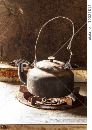 Kettle in the kitchen. Kettle in the kitchen. 59025812